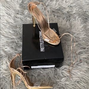 Pretty Little Things- Rose Gold Heels